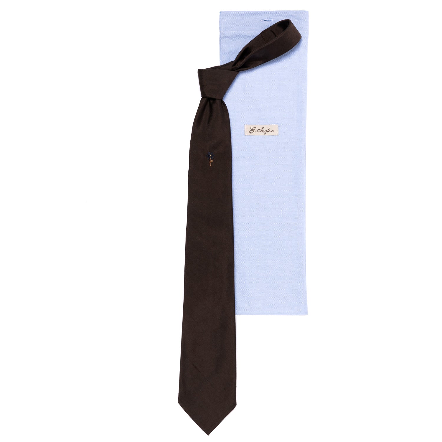 Exclusively for Michael Jondral: Tie "Fiore 10-Pieghe" made from pure Shantung Silk - hand-rolled